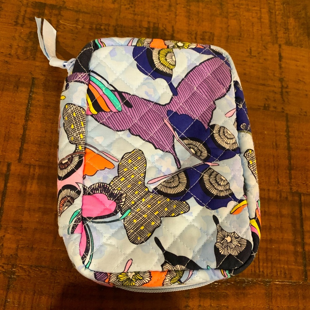 Vera Bradley Zip around jewelry folio in butterfly by